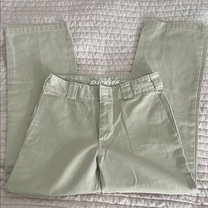 Dickies Beige Worker Crop Pants